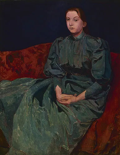 Porträt von Madeline, der Schwester des Künstlers - Émile Bernard