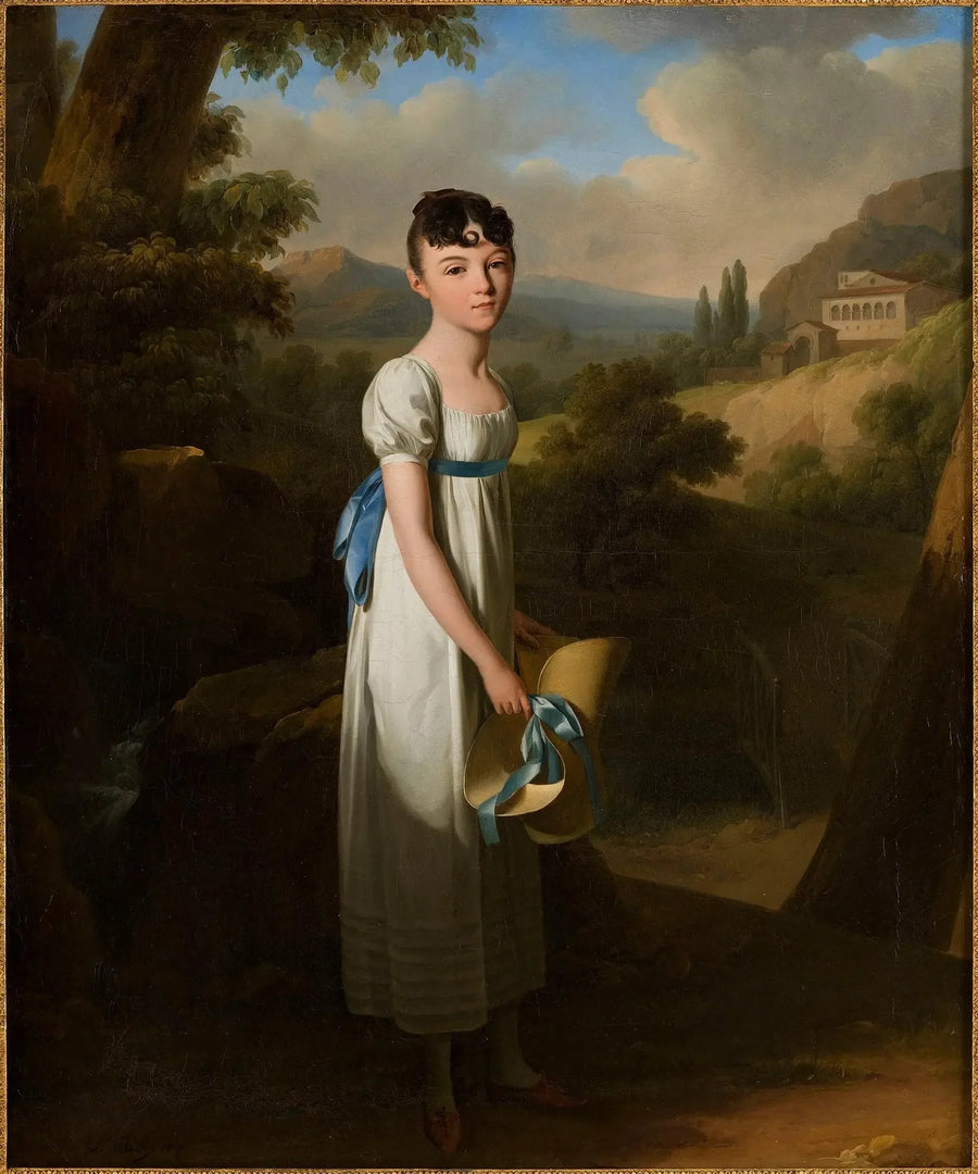 Portrait von Mademoiselle Athénaïs d'Albenas - Louis-Léopold Boilly