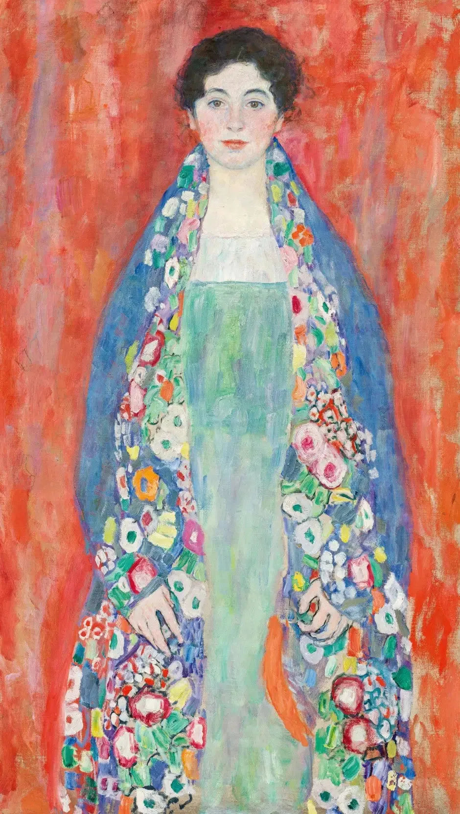 Portrait de Mademoiselle Lieser - Gustav Klimt image 1 reproduction artisanale de tableau