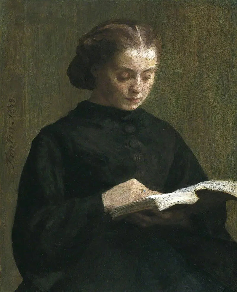 Portrait von Mademoiselle Marie Fantin-Latour - Henri Fantin-Latour