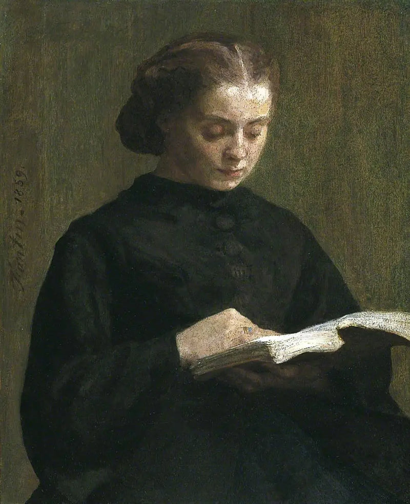 Portrait von Mademoiselle Marie Fantin-Latour - Henri Fantin-Latour