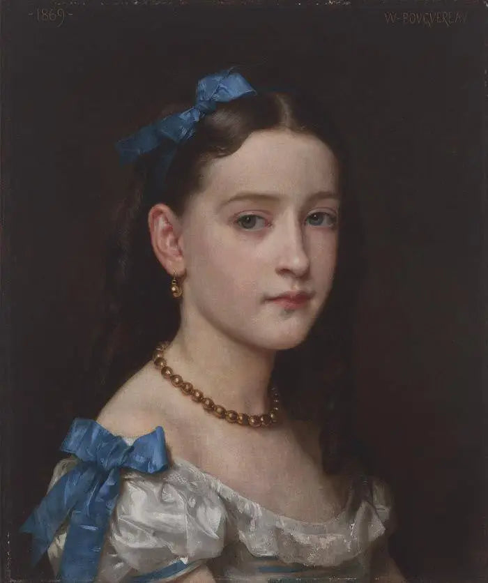 Porträt von Mademoiselle Martha Hoskier - Bouguereau