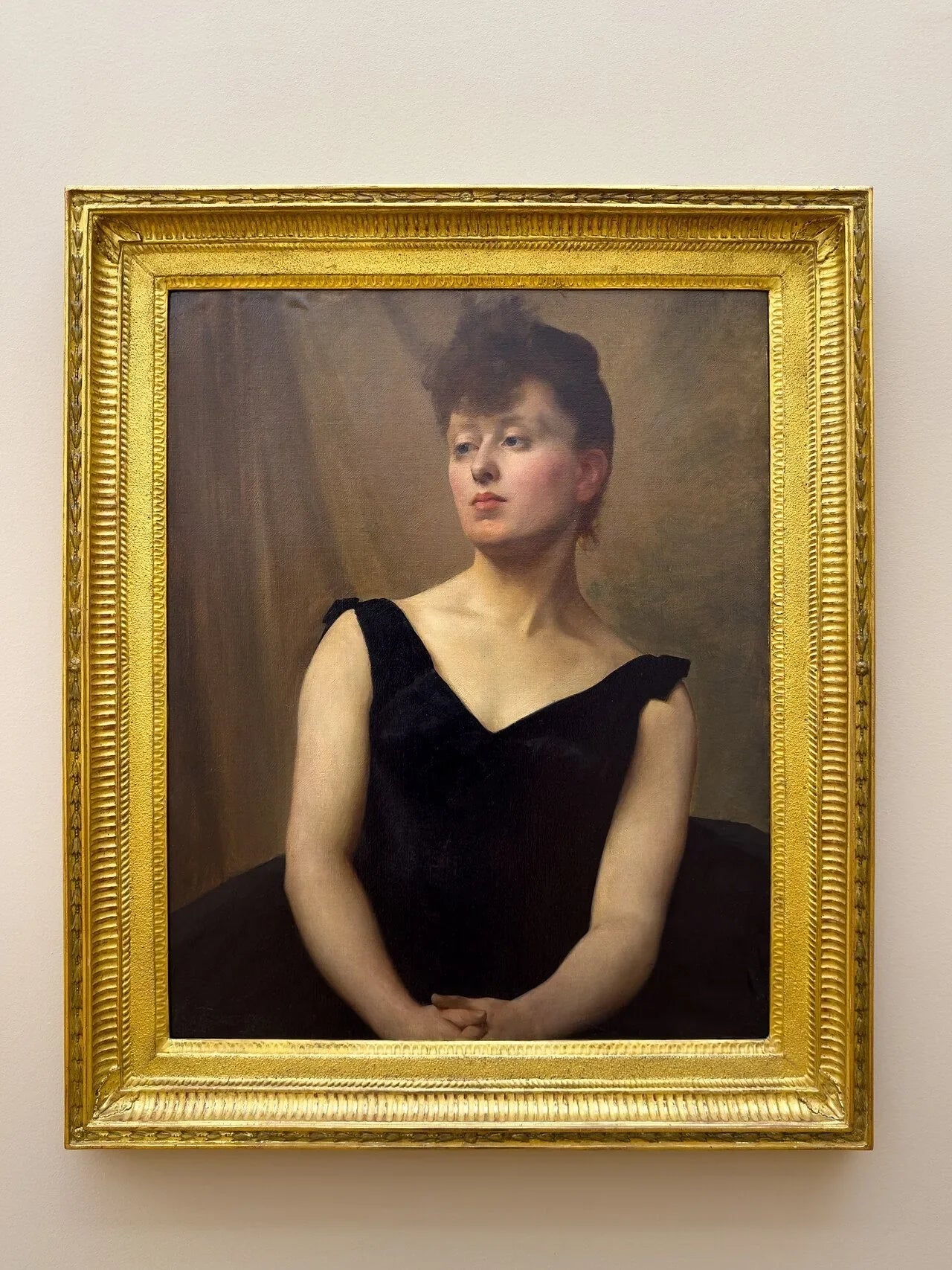 Portrait de Mademoiselle Xoupp - Jules Bastien-Lepage image 1 tableau peint à l’huile sur toile
