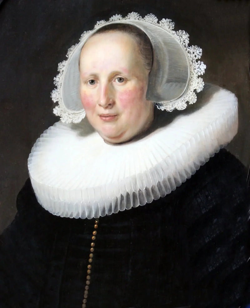 Porträt von Maertgen van Bilderbeecq, Ehefrau von Willem Burggraeff - Rembrandt