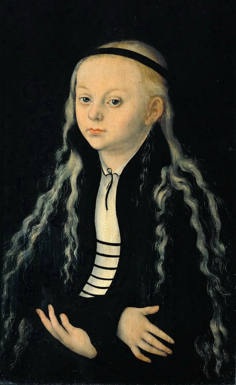 Porträt von Magdalena Luther, Tochter des Reformators Martin Luther - Lucas Cranach der Ältere