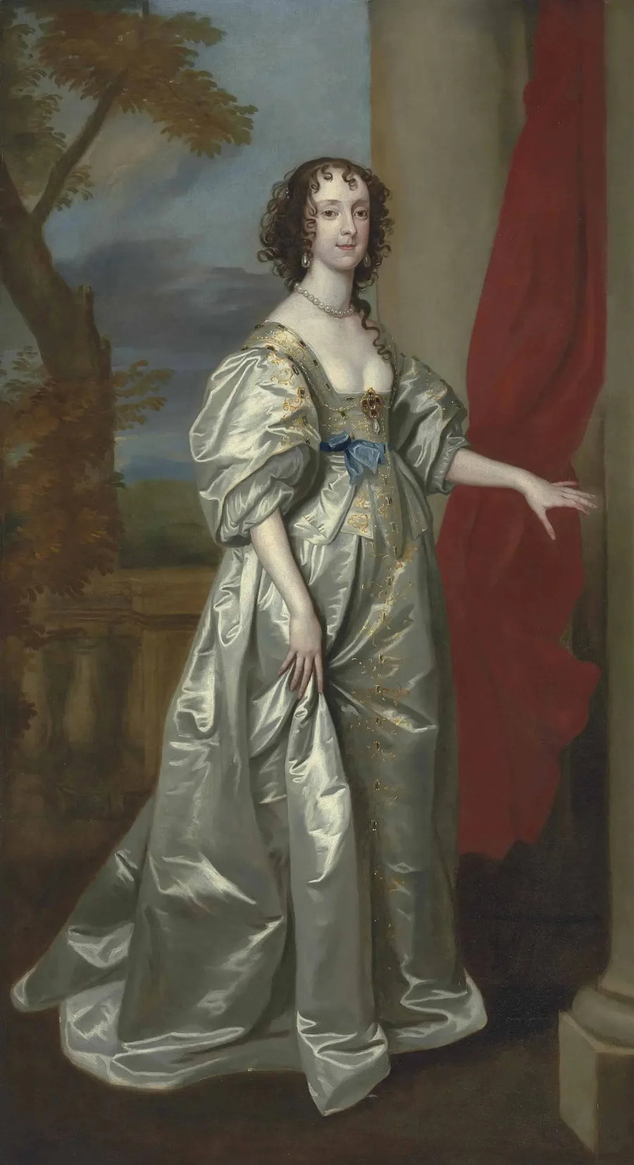 Portrait von Margaret Smith, Mme Thomas Carey, später Lady Edward Herbert (1606-1678) - Antoine van Dyck