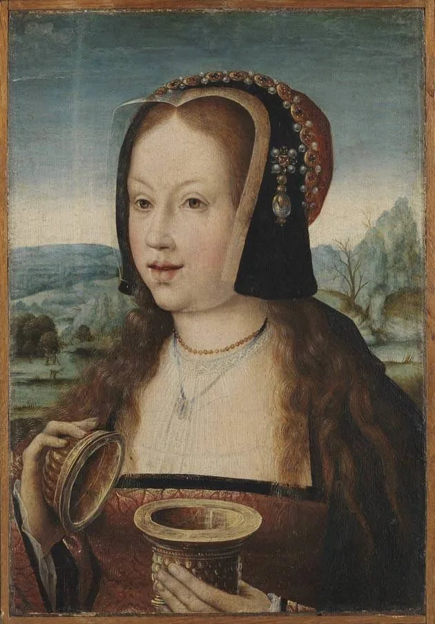 Portrait de Marguerite d'Autriche (1480-1530) en Marie-Madeleine - Bernard van Orley image 1 reproduction d’œuvre d’art à l’huile
