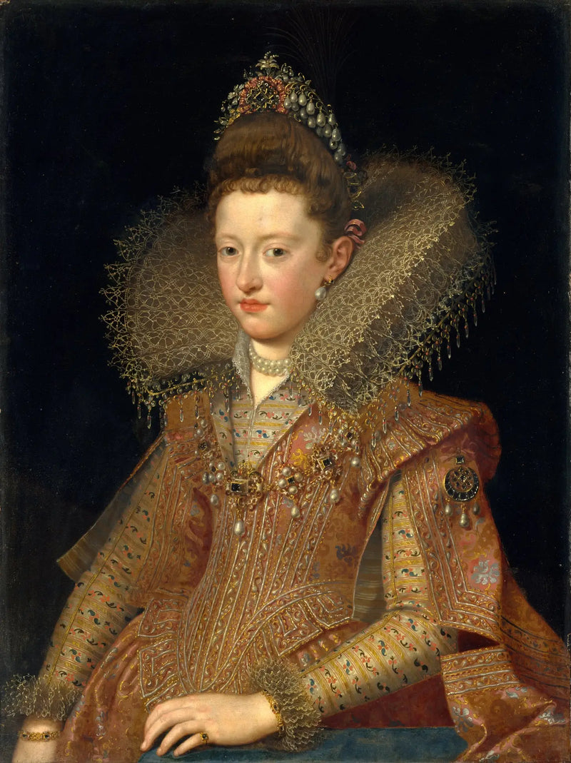 Portrait de Marguerite de Gonzague (1591-1632), Prinzessin von Mantua - Frans Pourbus der Jüngere