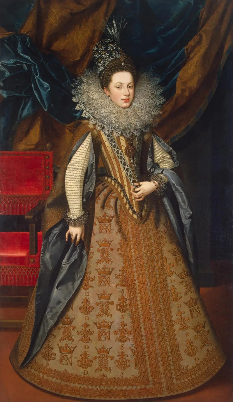 Porträt von Marguerite de Savoie, Herzogin von Mantua - Frans Pourbus der Jüngere