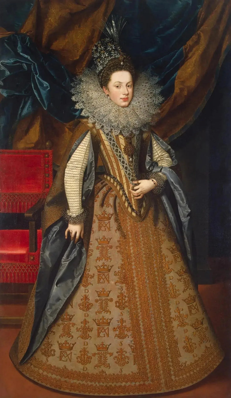 Porträt von Marguerite de Savoie, Herzogin von Mantua - Frans Pourbus der Jüngere
