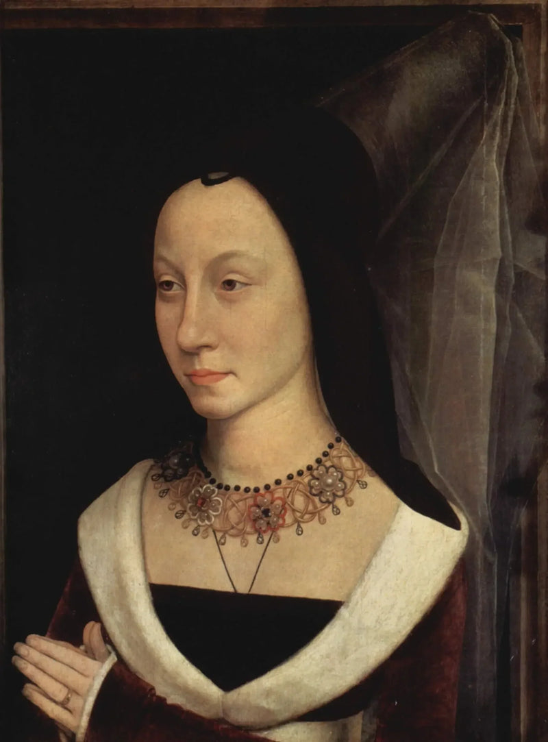 Portrait von Maria Portinari - Hans Memling