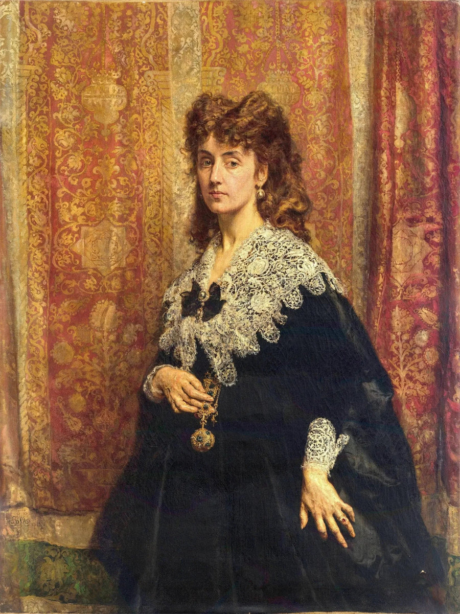 Portrait von Maria Pusłowska (1845-1926) - Jan Matejko