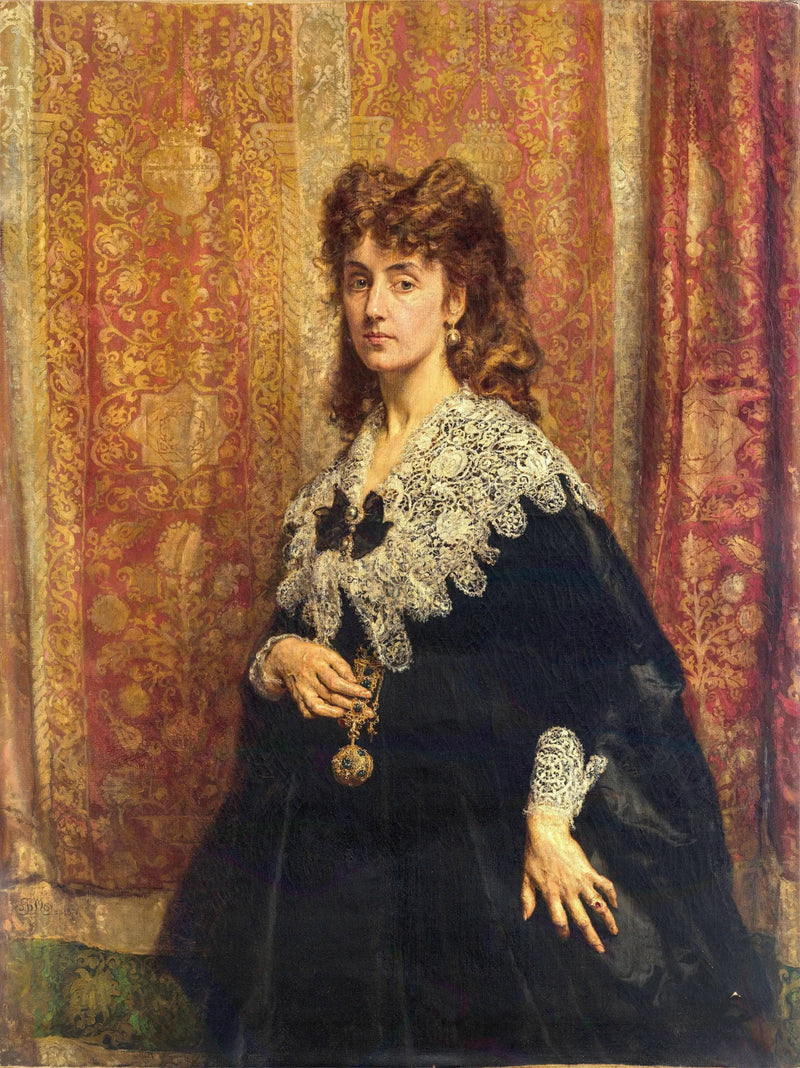 Portrait von Maria Pusłowska (1845-1926) - Jan Matejko