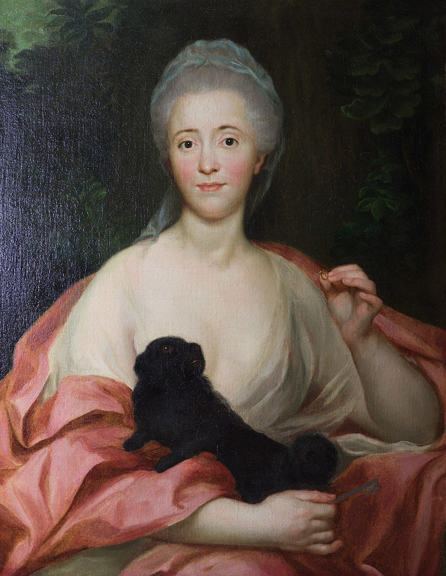 Portrait von Mariana de Silva-Bazán und Sarmiento - Anton Raphael Mengs