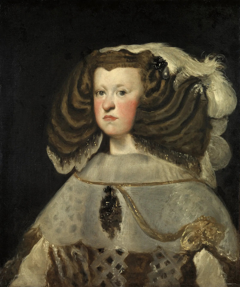 Portrait von Marianne von Österreich, Königin von Spanien - Diego Velázquez