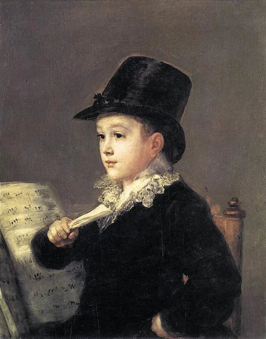 Porträt von Mariano Goya, dem Enkel des Künstlers - Francisco de Goya