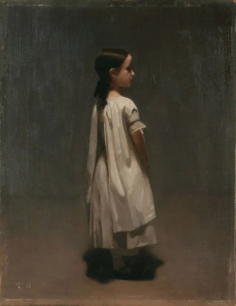 Portrait von Marie Bonnat, der Schwester des Künstlers - Léon Bonnat