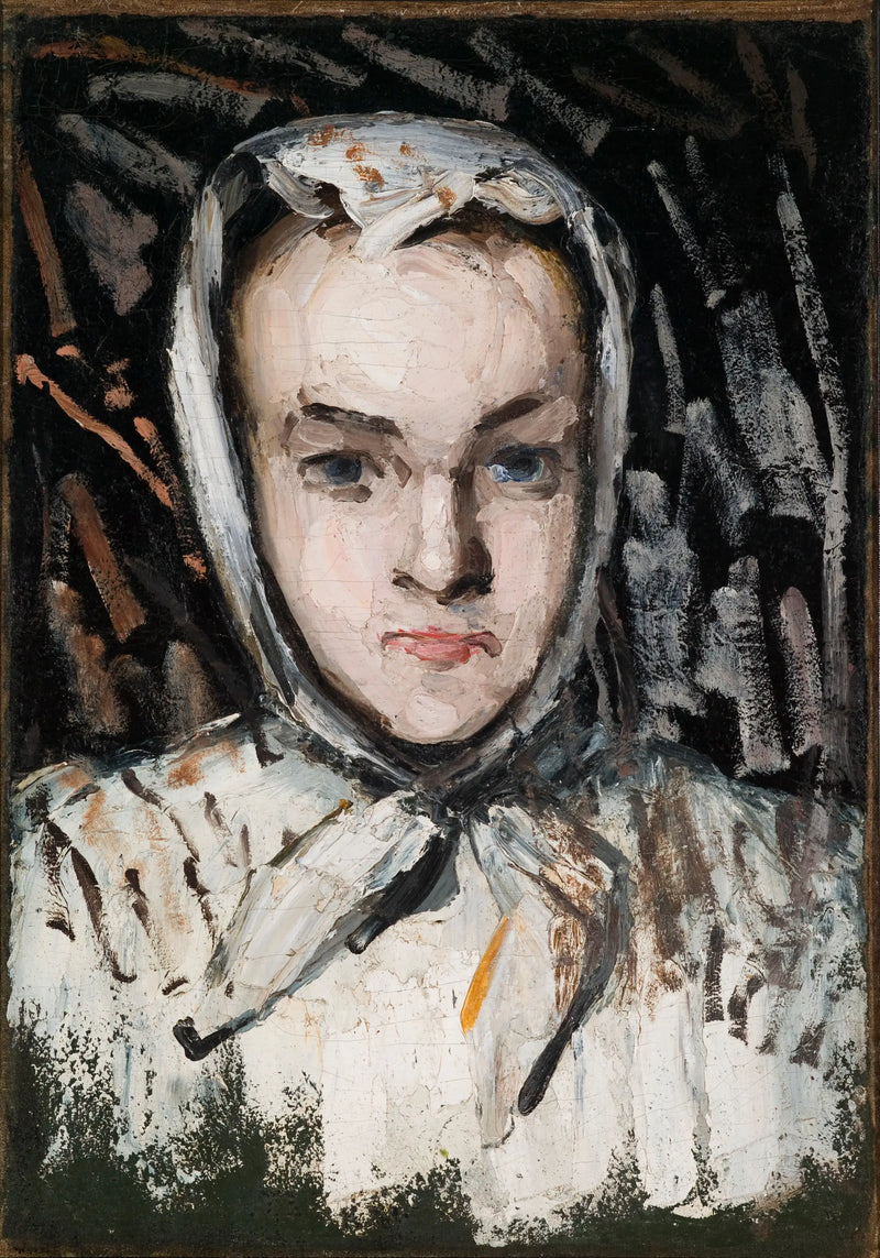 Porträt von Marie Cézanne, Schwester des Künstlers - Paul Cézanne
