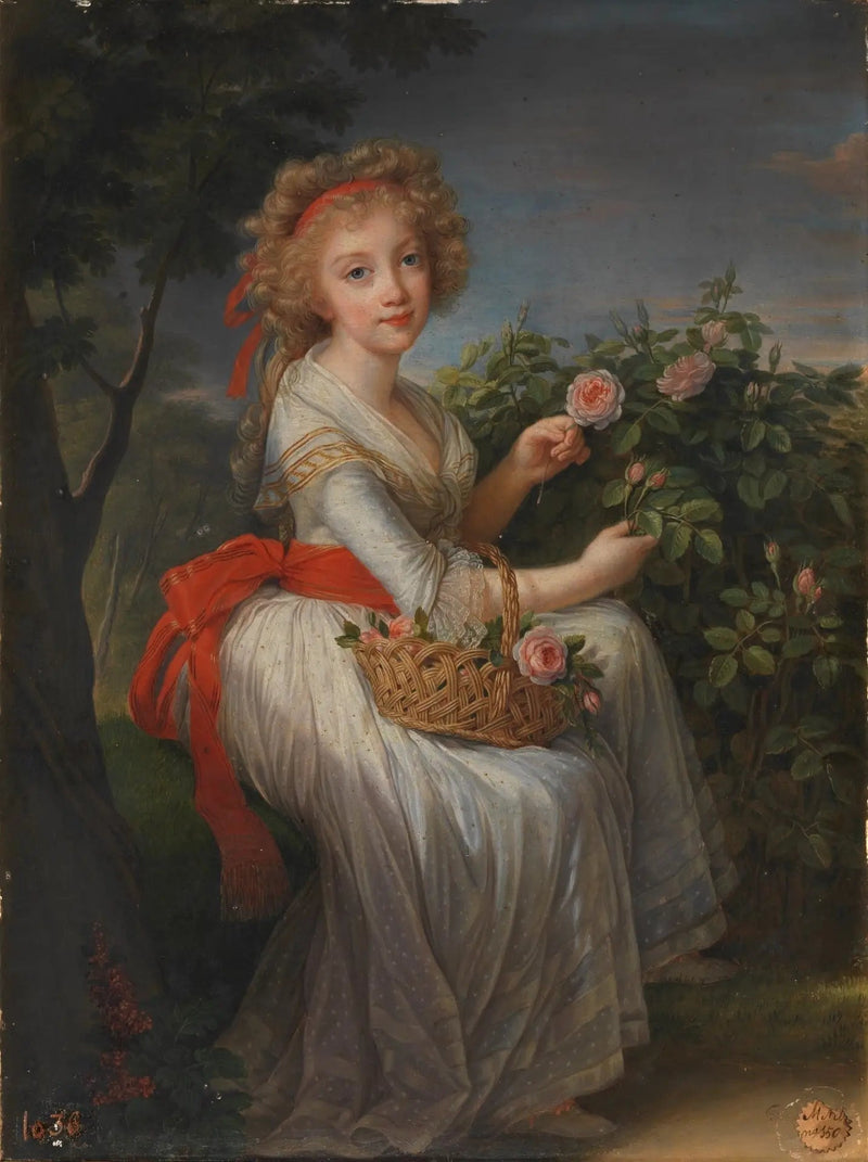 Portrait von Marie-Christine von Neapel und Sizilien - Élisabeth Vigée Le Brun