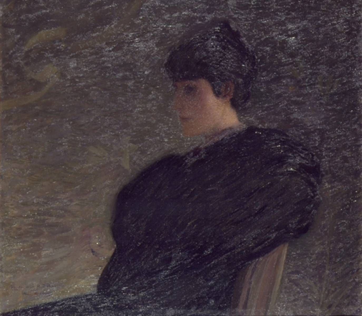 Portrait de Marie Duhem - Henri-Jean Guillaume Martin image 1 reproduction de peinture à l’huile