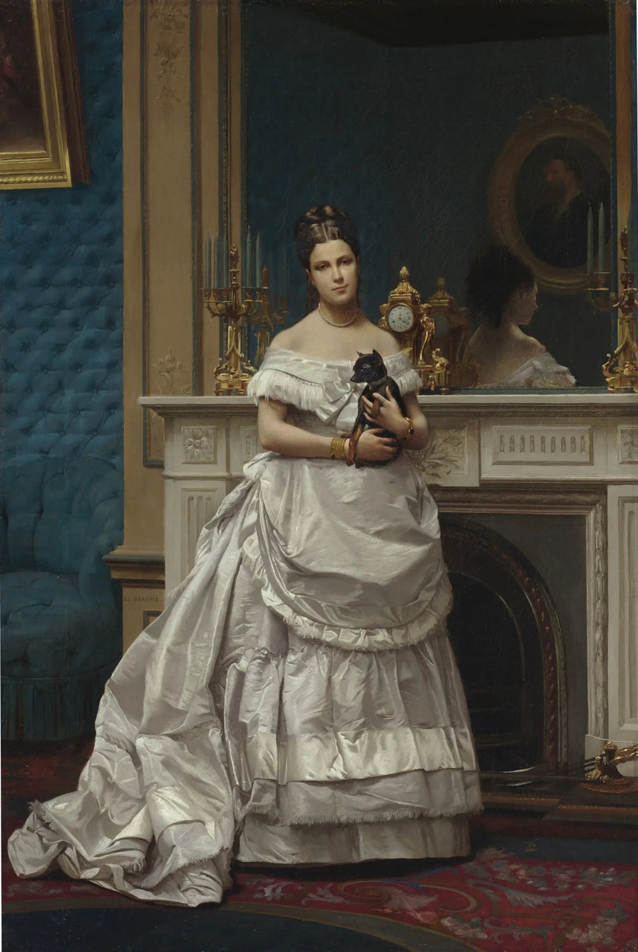 Porträt von Marie Gérôme - Jean-Léon Gérôme