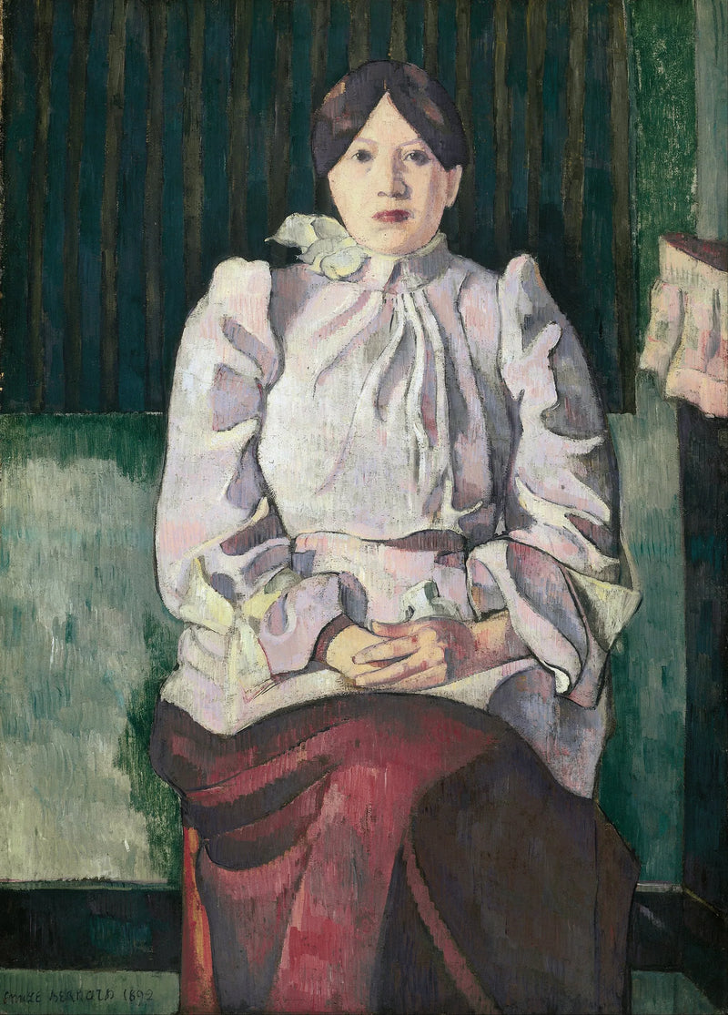 Porträt von Marie Lemasson - Émile Bernard