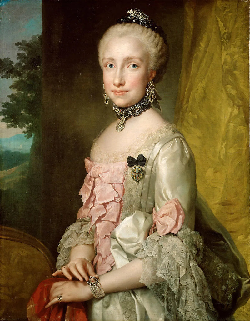 Porträt von Marie-Louise von Spanien - Anton Raphael Mengs