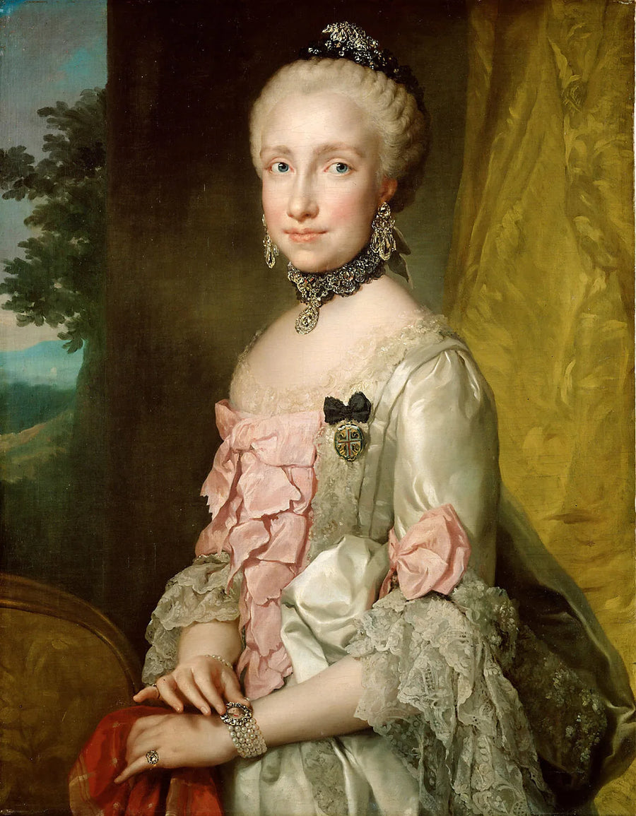Porträt von Marie-Louise von Spanien - Anton Raphael Mengs