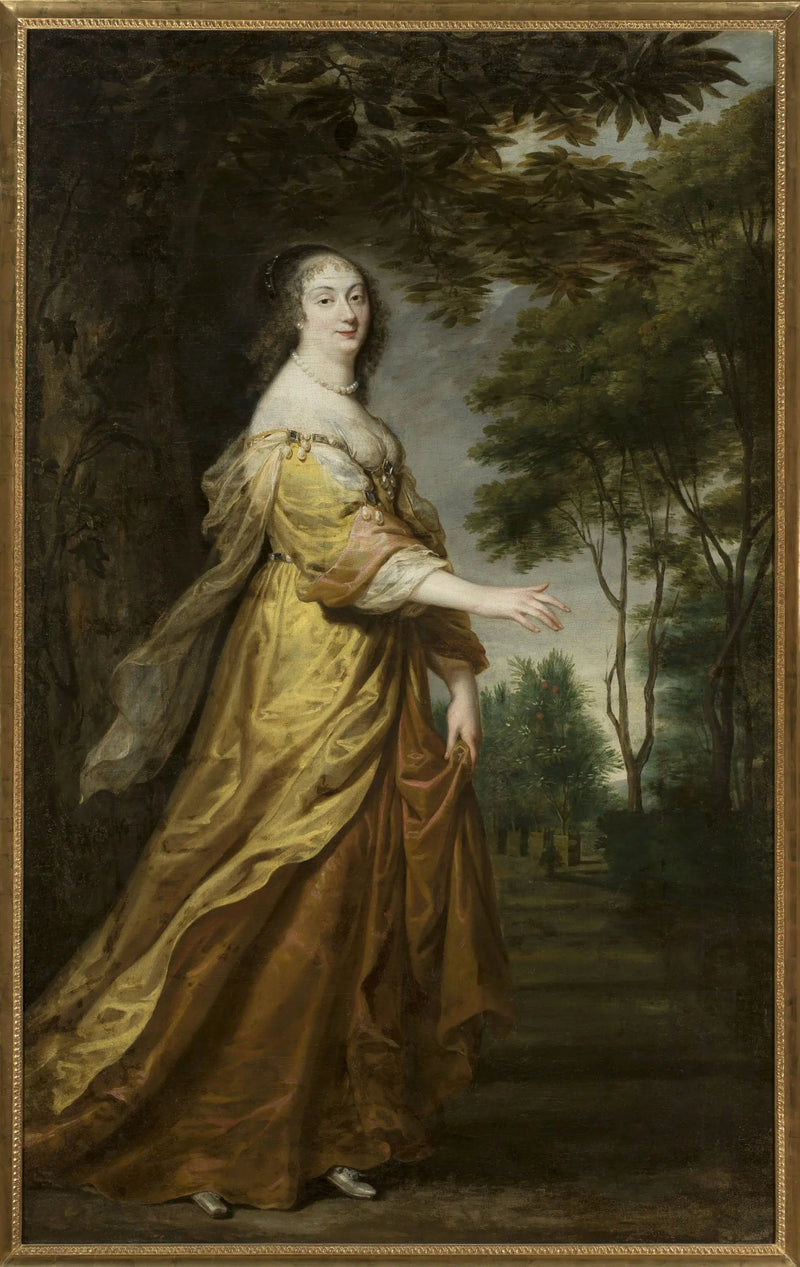 Porträt von Marie Louise Gonzaga von Nevers. - Juste d'Egmont
