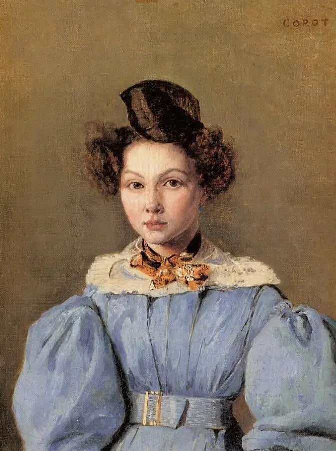 Portrait von Marie-Louise Laure Sennegon - Jean-Baptiste Camille Corot
