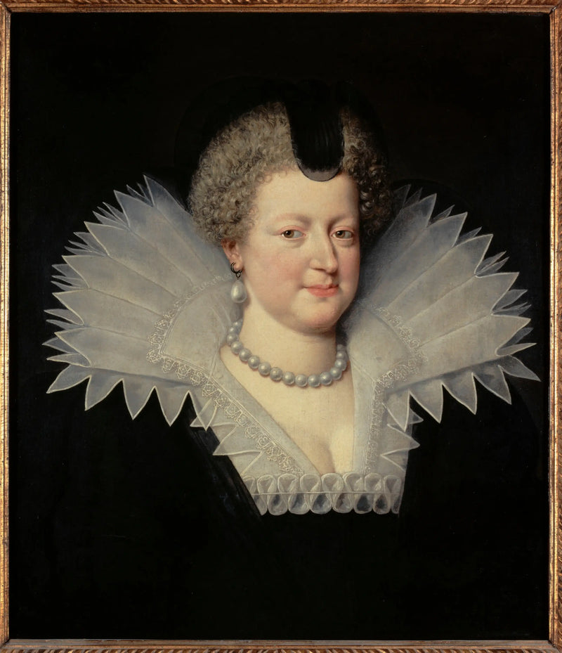 Portrait von Marie de Médicis (1573-1642), Königin von Frankreich - Frans Pourbus der Jüngere