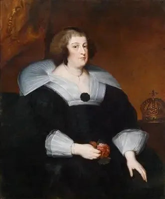 Portrait von Marie de Médicis aus Frankreich, Königinmutter (1575-1642) - Antoine van Dyck