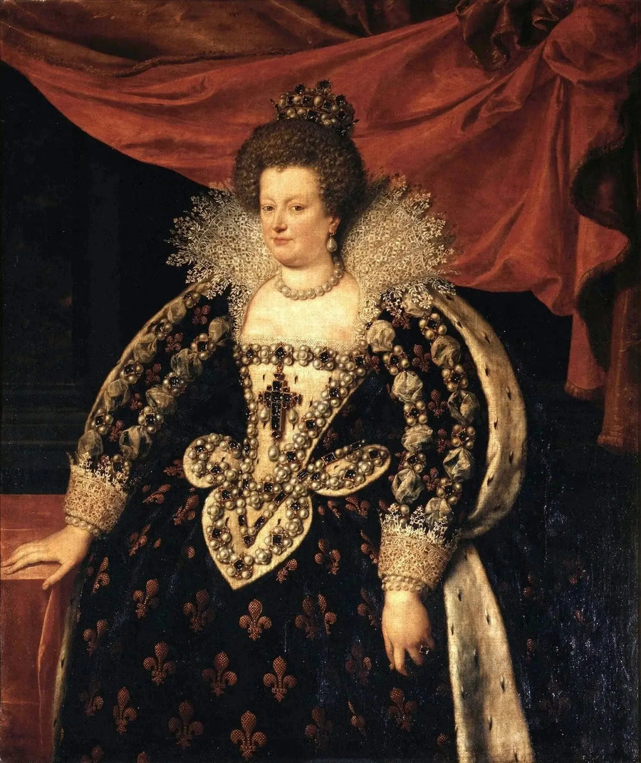 Portrait von Marie de Médicis - Frans Pourbus der Jüngere