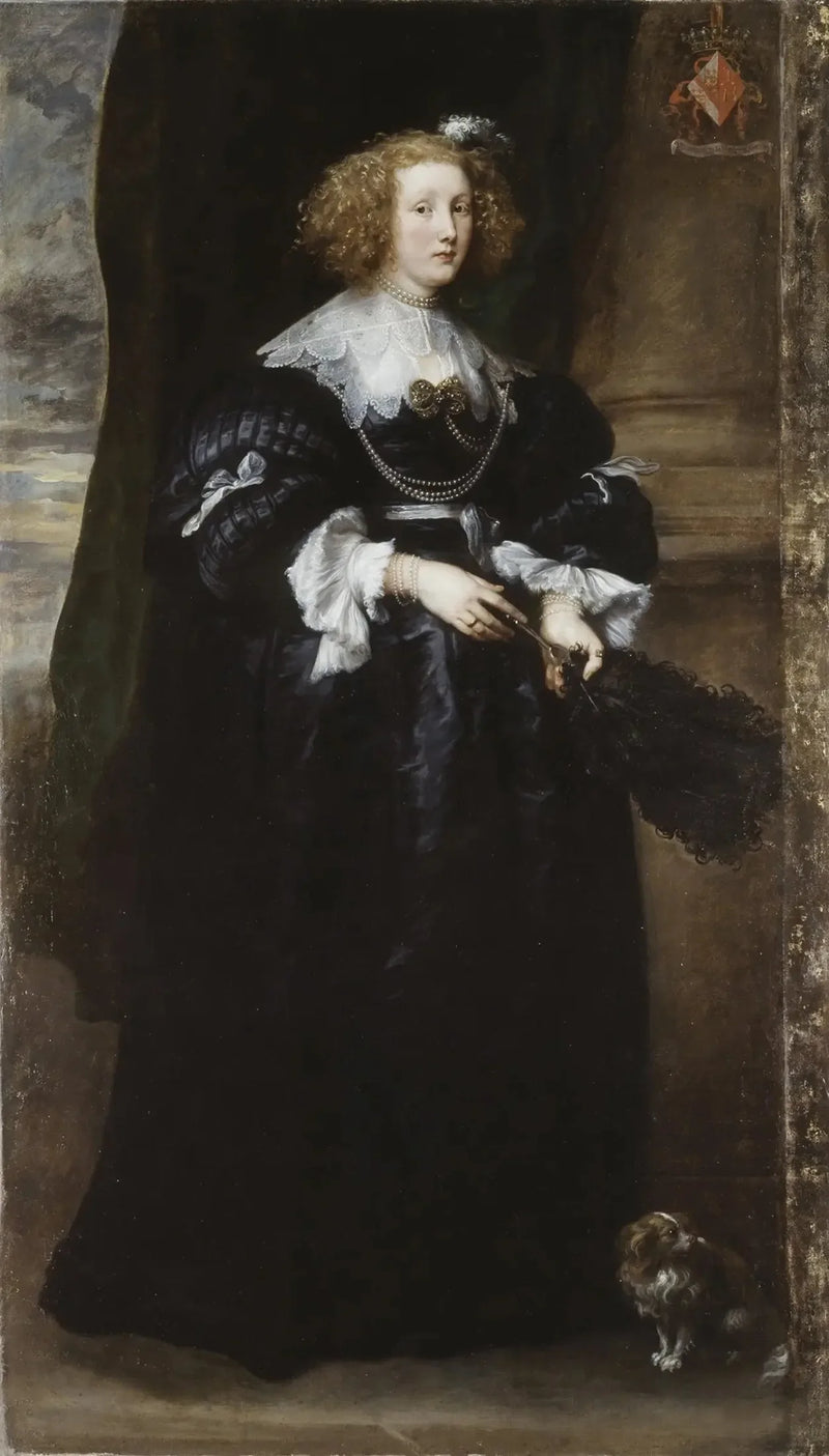 Portrait von Marie de Raet - Antoine van Dyck