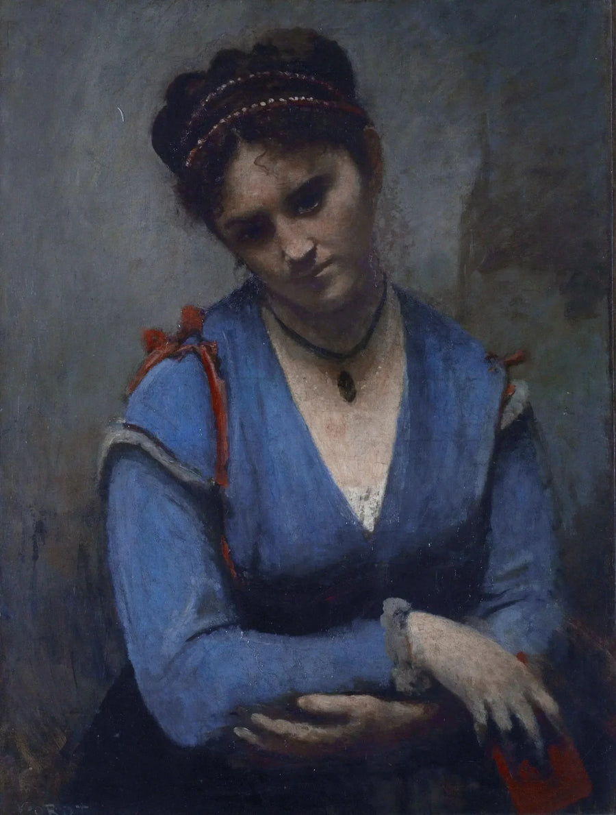 Portrait von Mariette Gambay - Jean-Baptiste Camille Corot