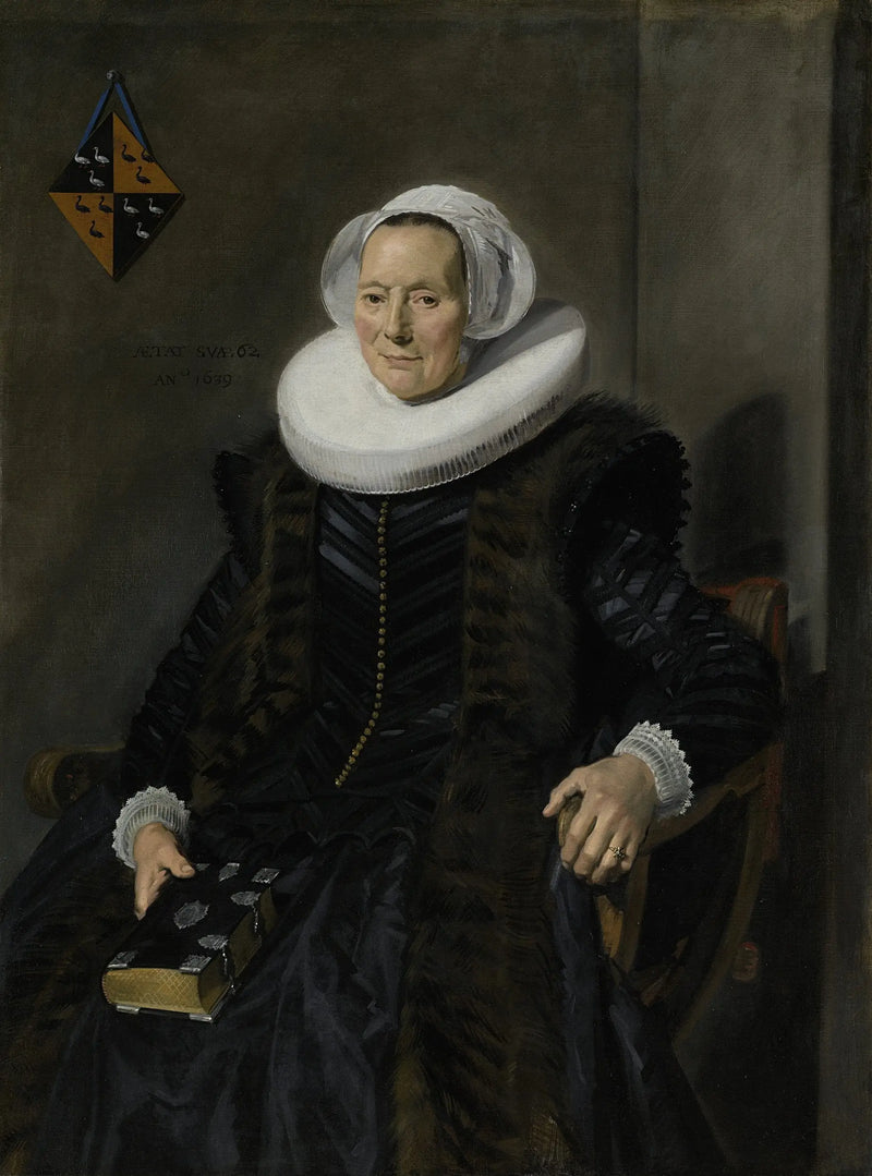 Portrait von Maritge Claesdr. Voogt (....-1644) - Frans Hals