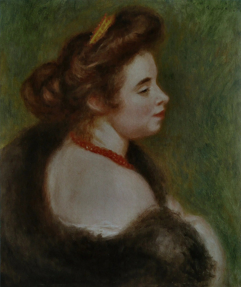 Porträt von Marthe Denis - Pierre-Auguste Renoir