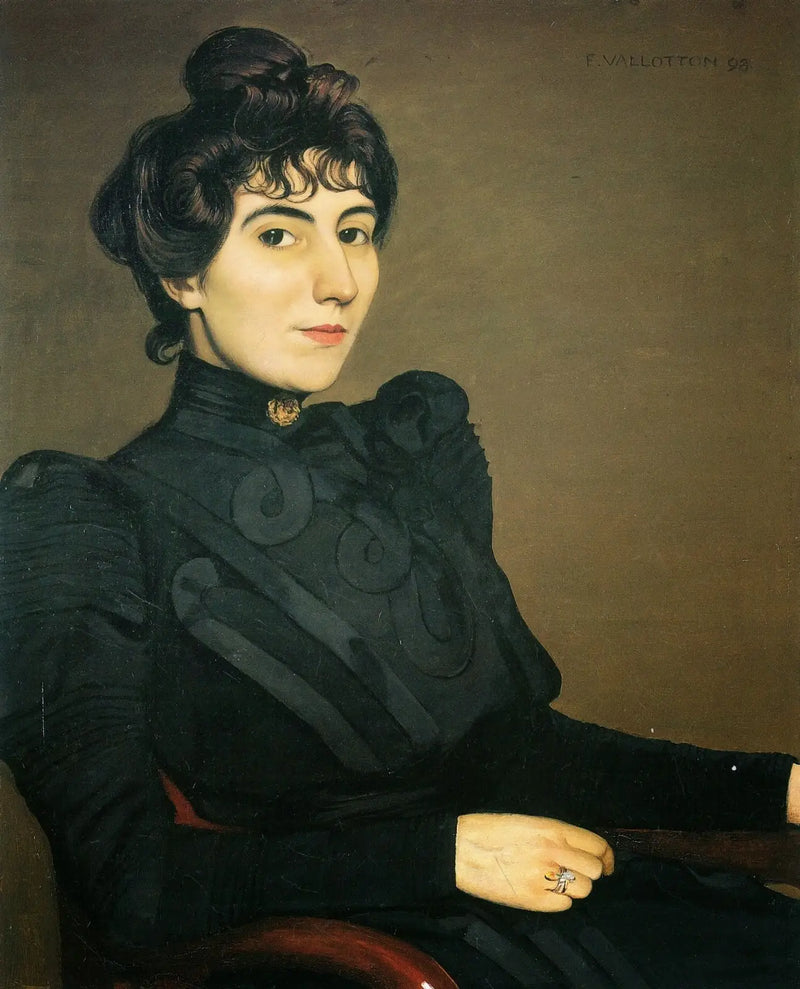 Portrait von Marthe Mellot - Félix Vallotton