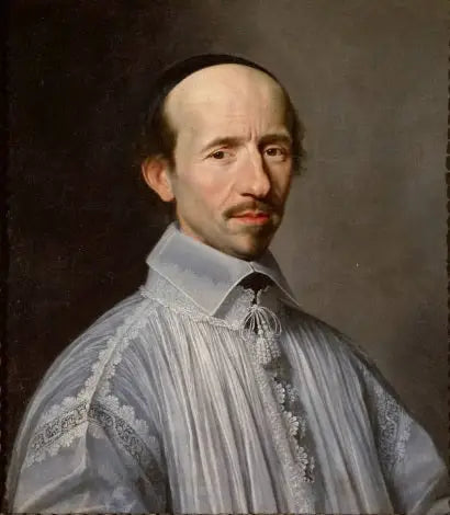 Portrait von Martin de Barcos, Abt von Saint-Cyran - Philippe de Champaigne