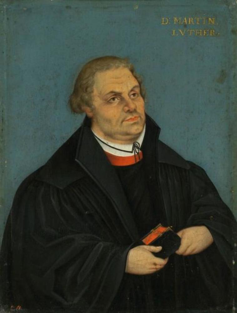 Portrait von Martin Luther (1565 - 1566) - Lucas Cranach der Ältere