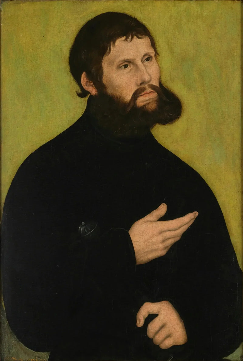 Portrait von Martin Luther als Junker Jörg - Lucas Cranach der Ältere