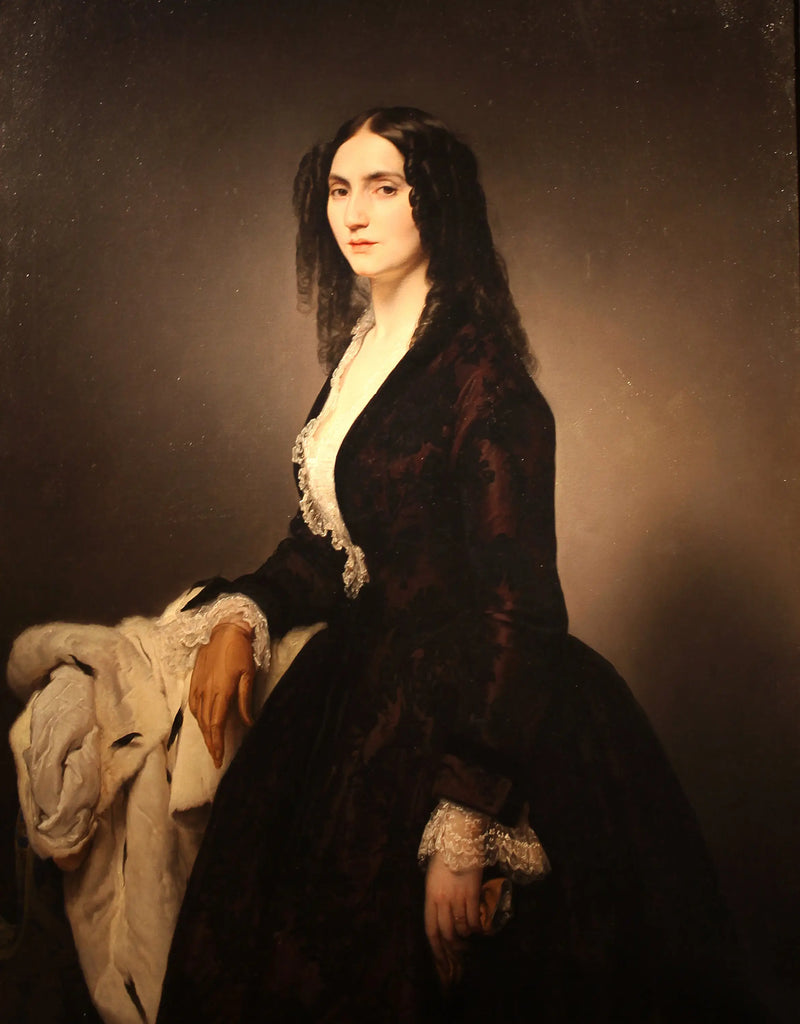 Portrait von Matilde Juva Branca - Francesco Hayez