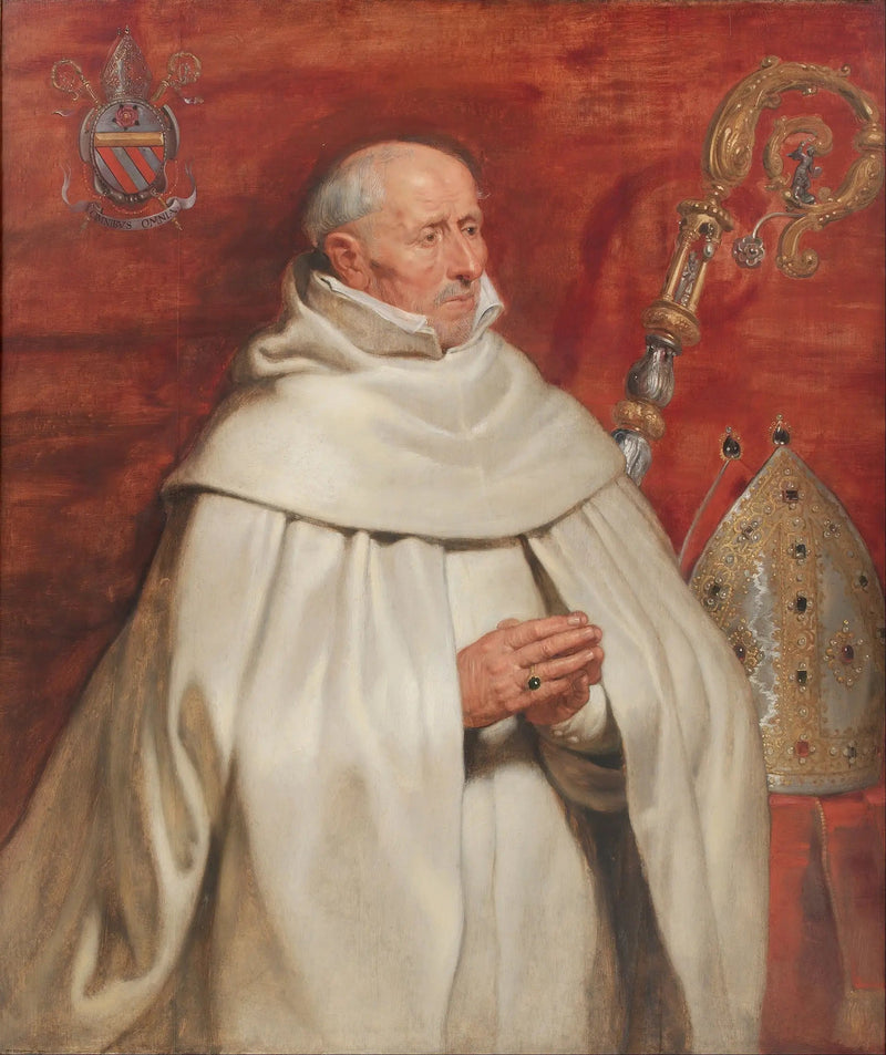 Porträt von Matthaeus Yrsselius (1541-1629), Abt der Abtei Saint-Michel in Antwerpen - Peter Paul Rubens