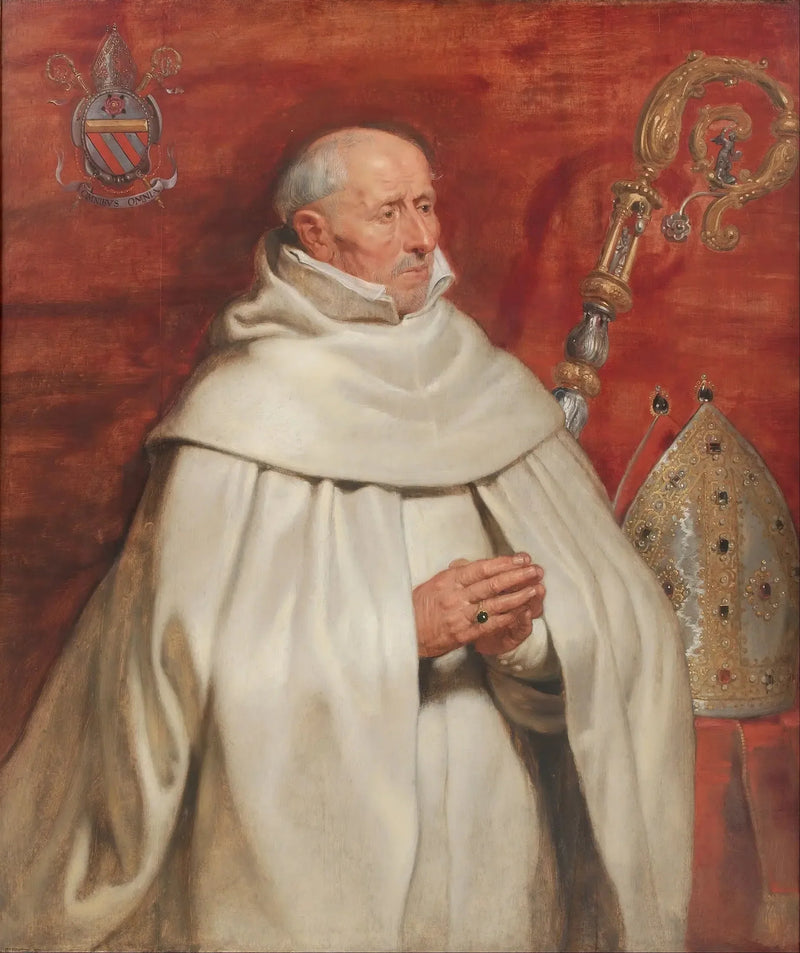 Porträt von Matthaeus Yrsselius (1541-1629), Abt der Abtei Saint-Michel in Antwerpen - Peter Paul Rubens