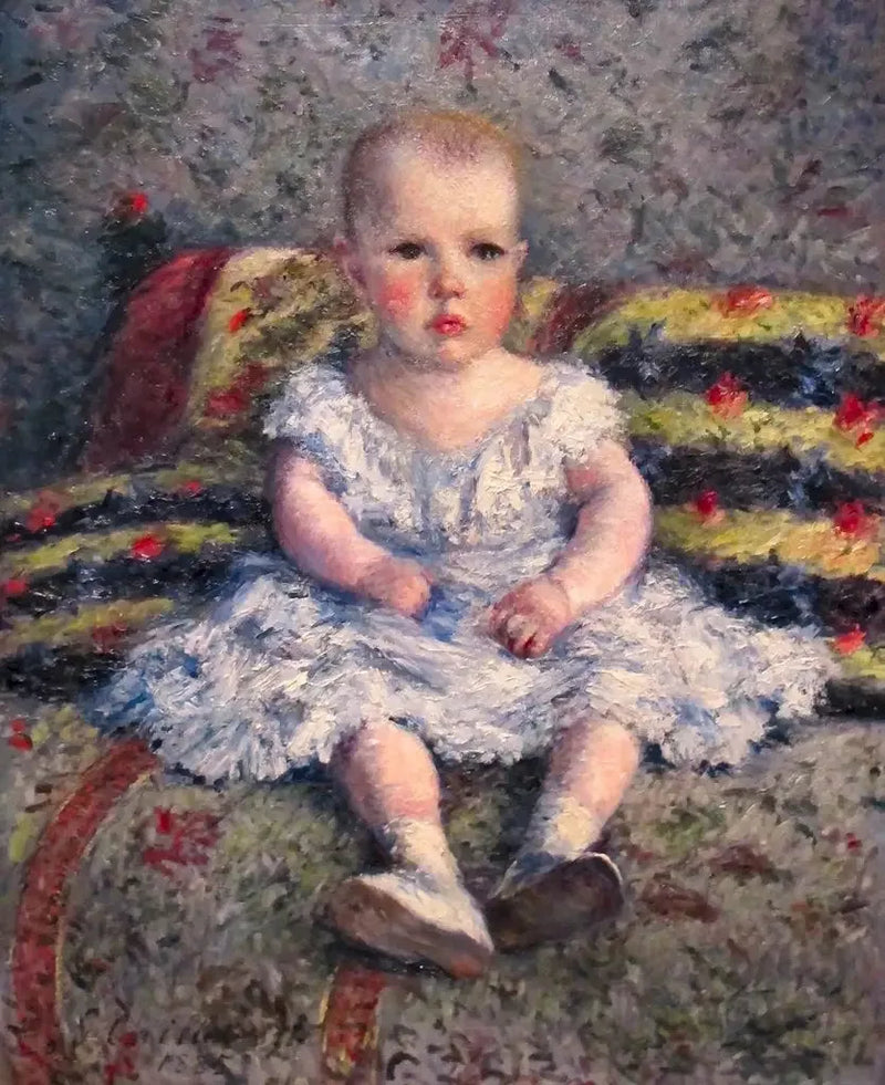 Porträt von Maurice Hugot, Kind - Gustave Caillebotte