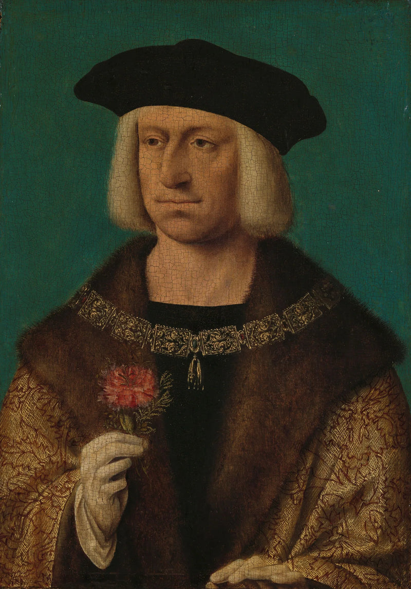 Porträt von Maximilian I. (1459-1519) - Joos van Cleve