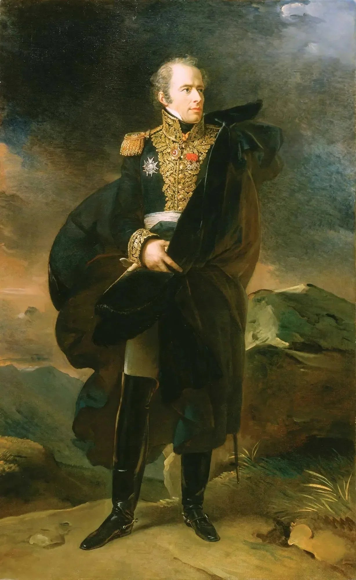 Portrait de Maximilien-Sébastien Foy - François Gérard image 1 tableau peint à l’huile sur toile