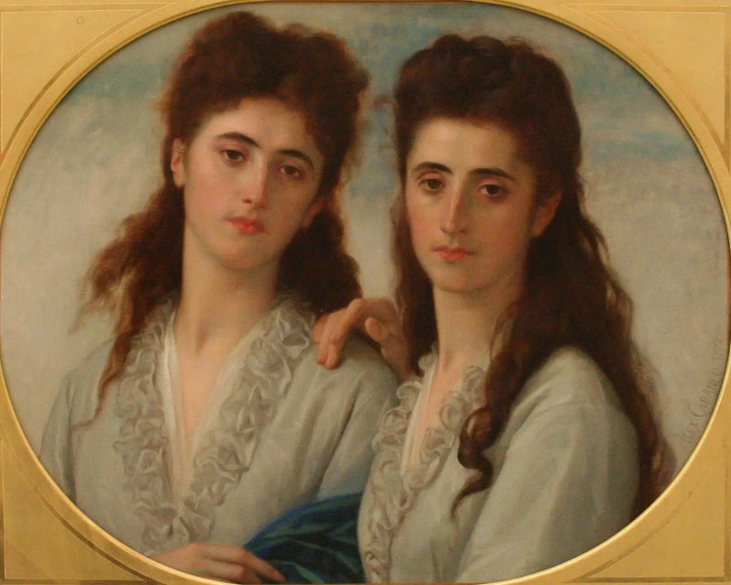 Portrait meiner Damen Sophie und Berthe Cabanel - Alexandre Cabanel