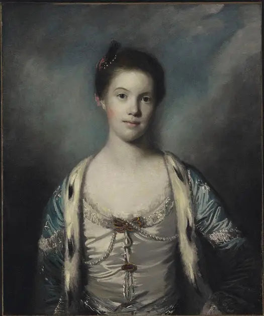 Portrait von Miss Bridget Morris, zukünftige Ehefrau von Robert Morris aus Tredegar - Joshua Reynolds