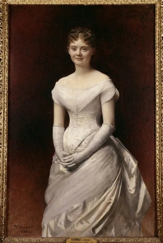 Portrait von Mlle Denouille - Léon Bonnat